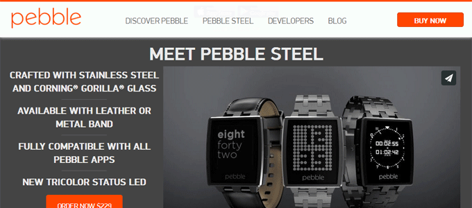 Pebble Steel